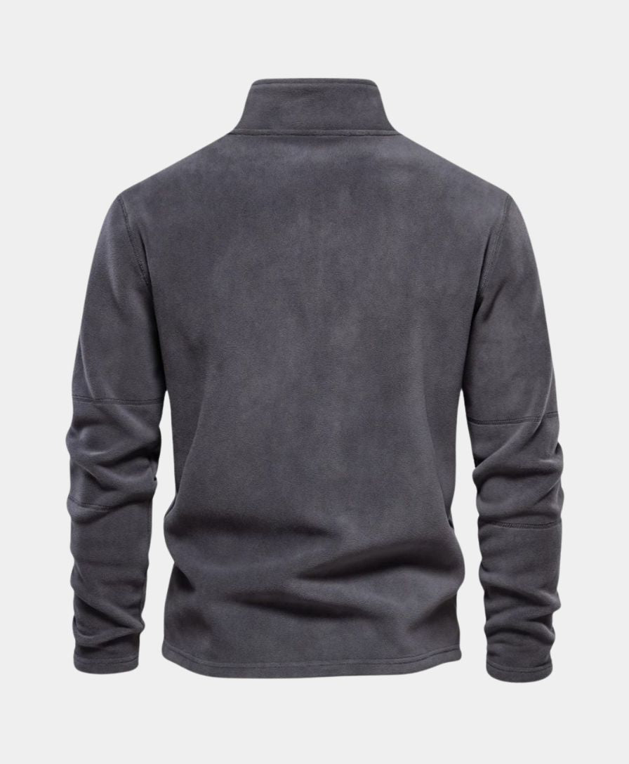 High Neck Zip Sweater Alpine - Leviana