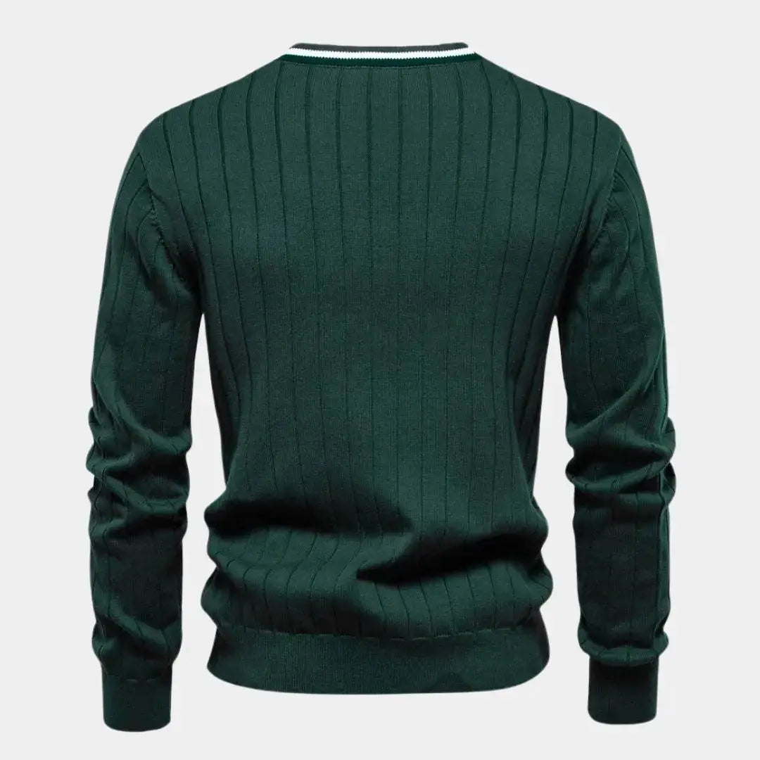 Cotton Sweater with Buttons - Leviana
