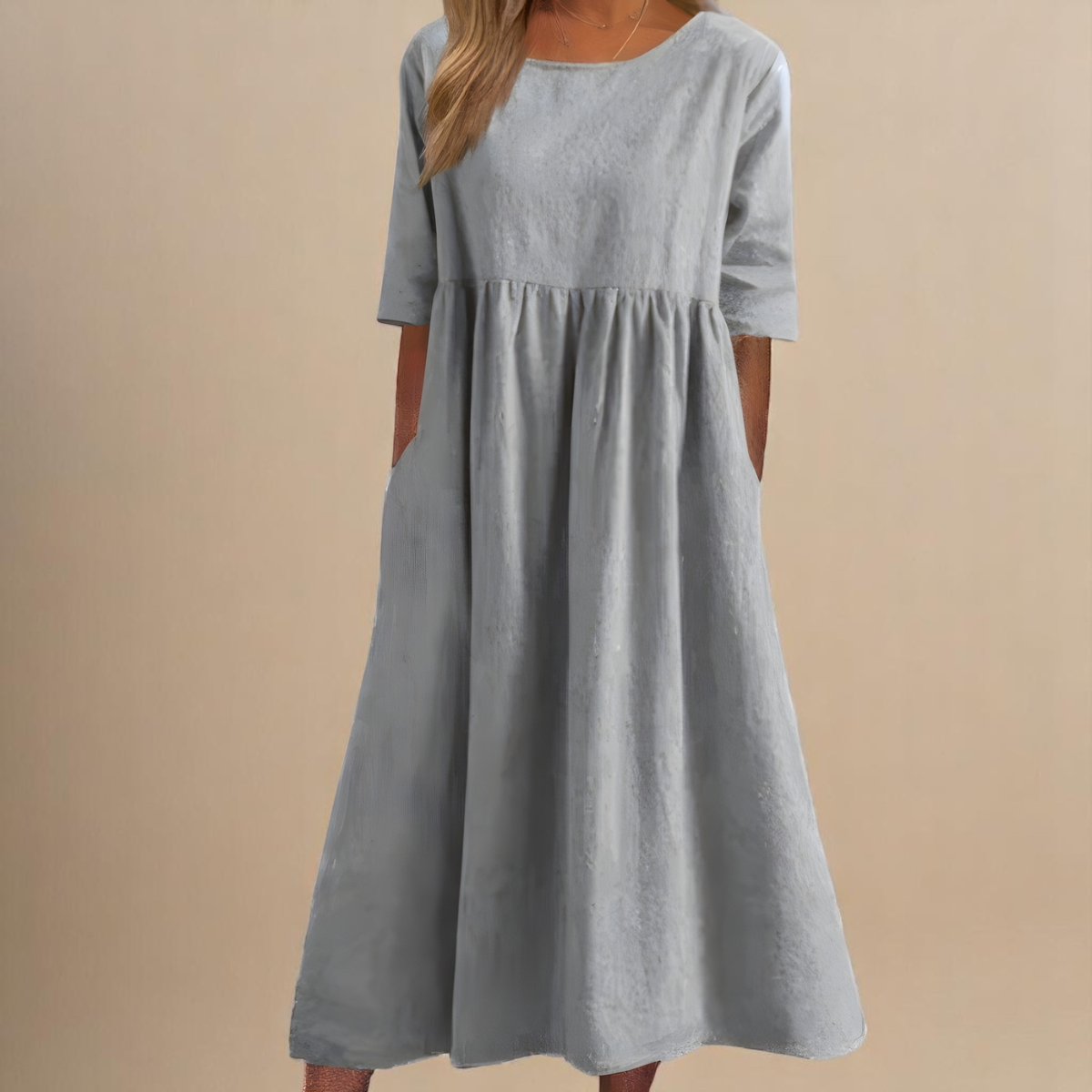 Leviana | Flattering Cotton Dress