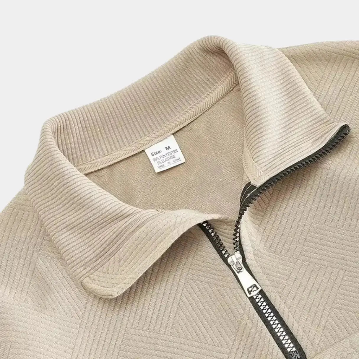 Henry Essential Zip Collar Sweater - Leviana