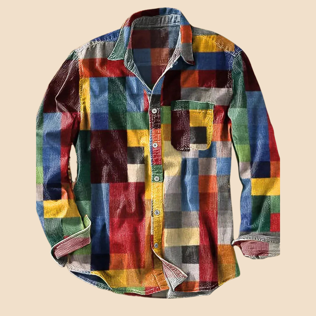 Lenoir | Chemise vintage arc-en-ciel