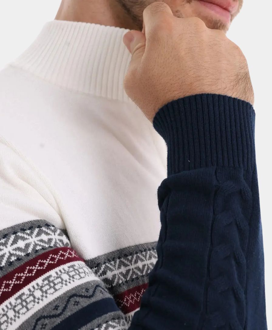 Polo Zip Sweater - Leviana