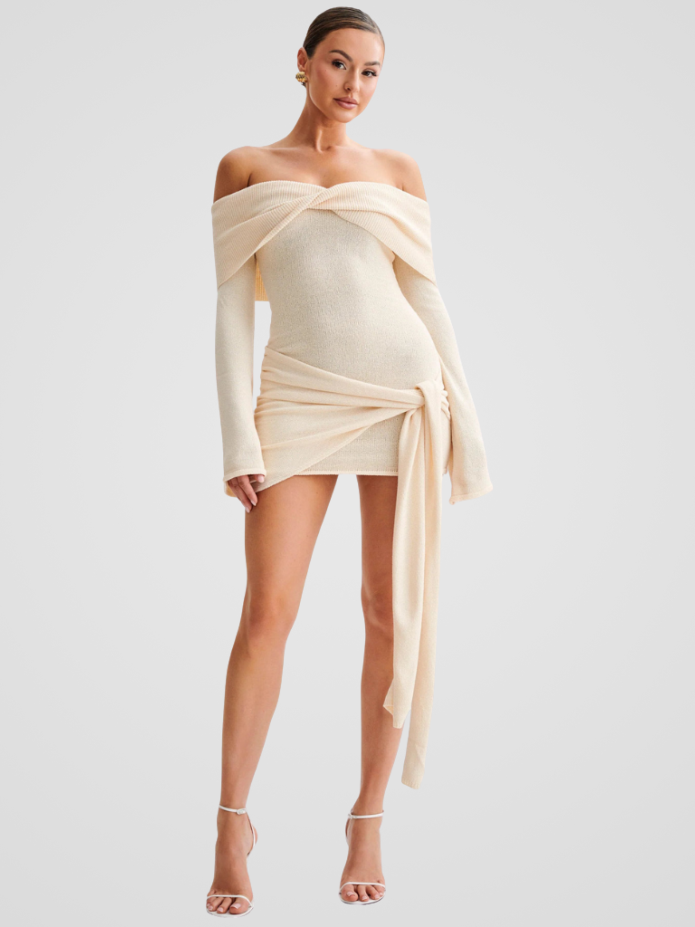 GLAMOUR MINI WRAP DRESS