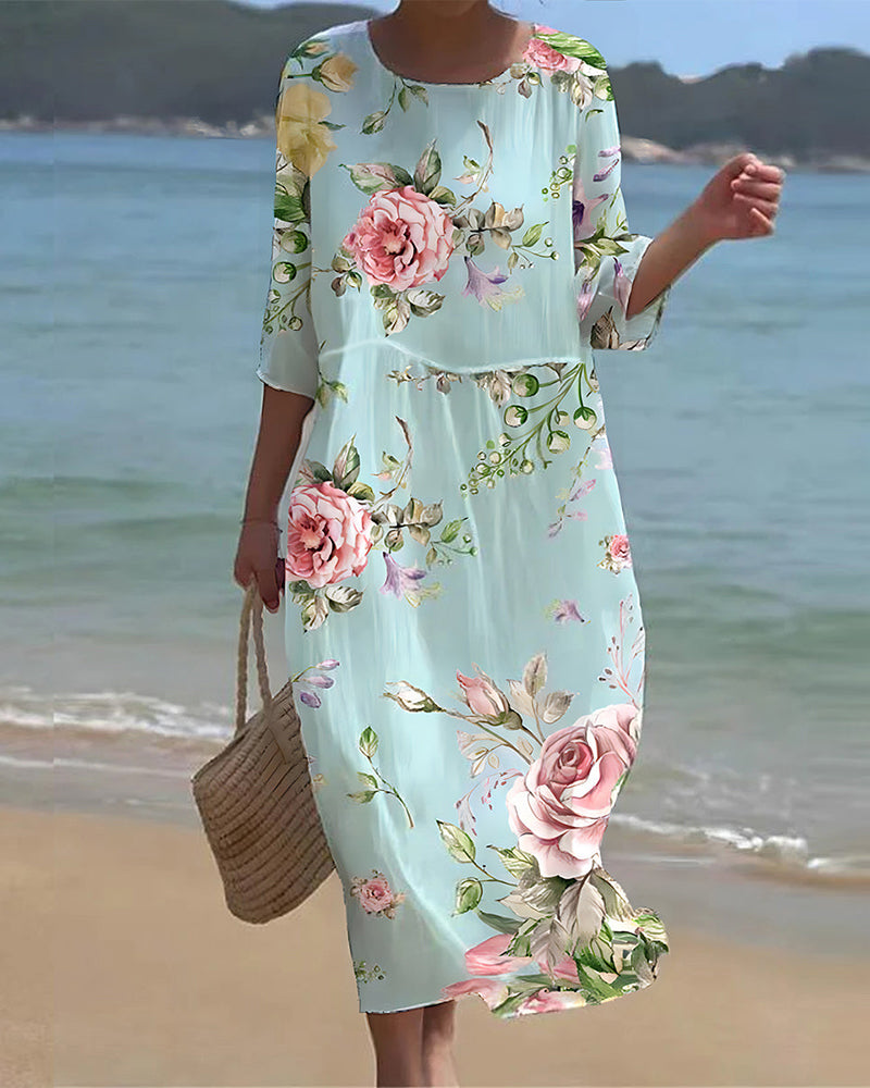 Leviana | Elegant Floral Dress