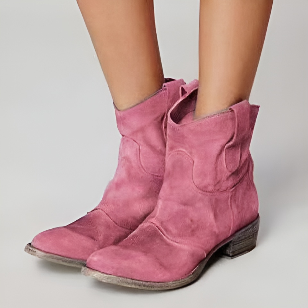 Carlotta | Stylish Suede Ankle Boots for a Trendy Vibe