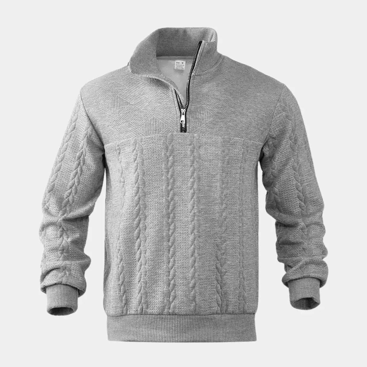 Henry Essential Zip Collar Sweater - Leviana
