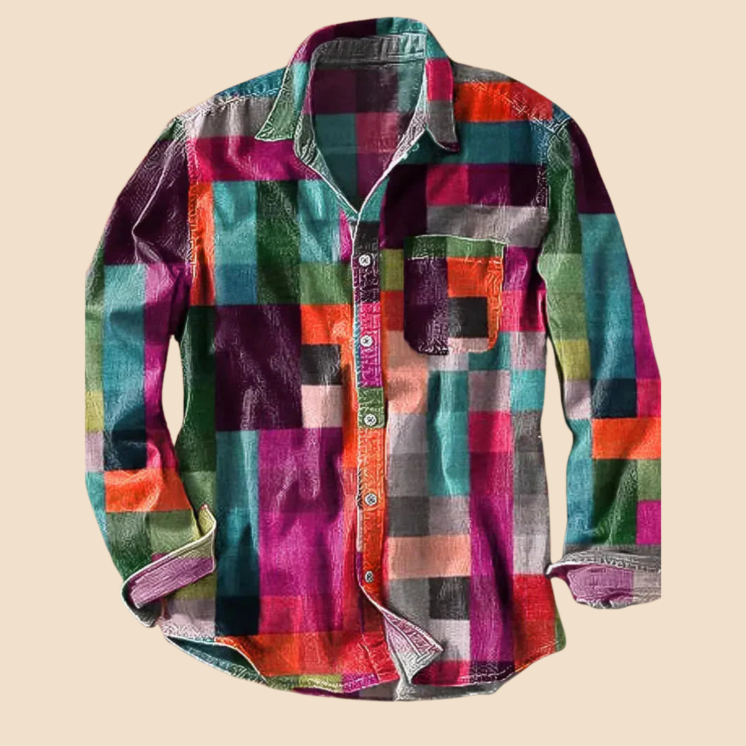 Lenoir | Chemise vintage arc-en-ciel