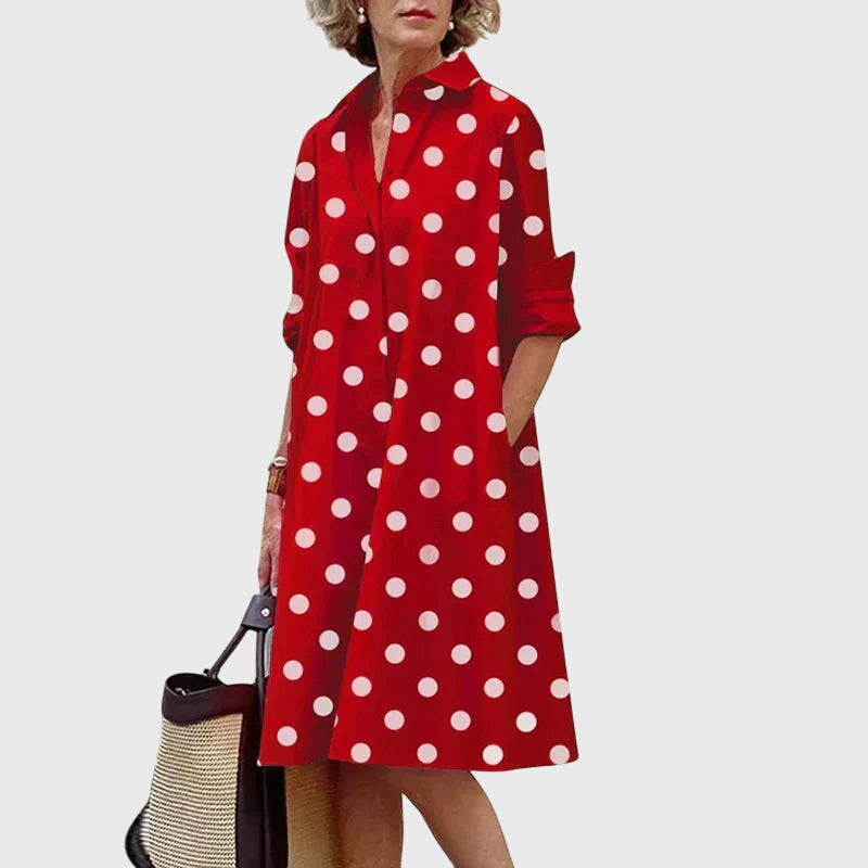 Paige™ - Chic Dress Featuring Convenient Pockets