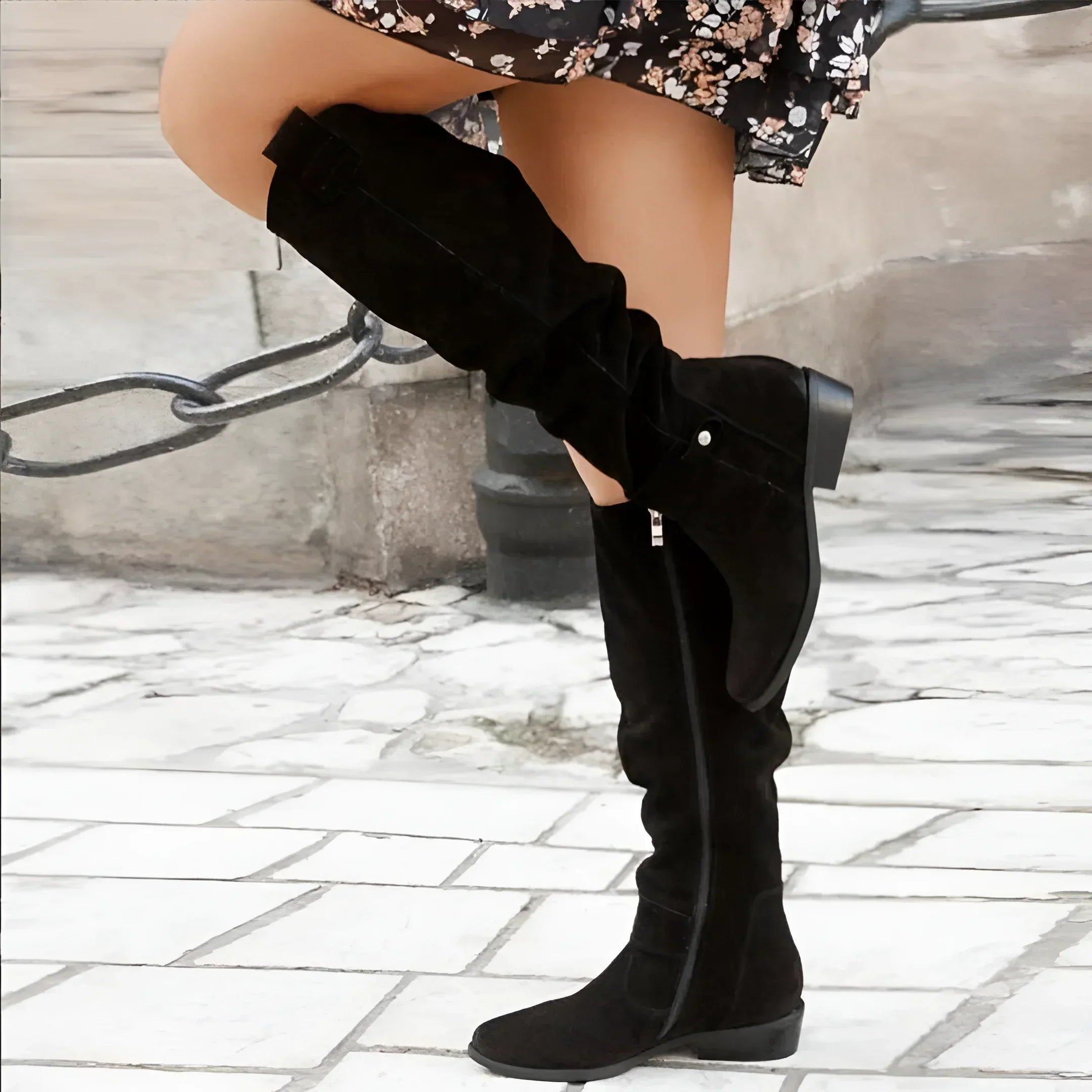 Reverie | Chic Suede Knee-High Boots