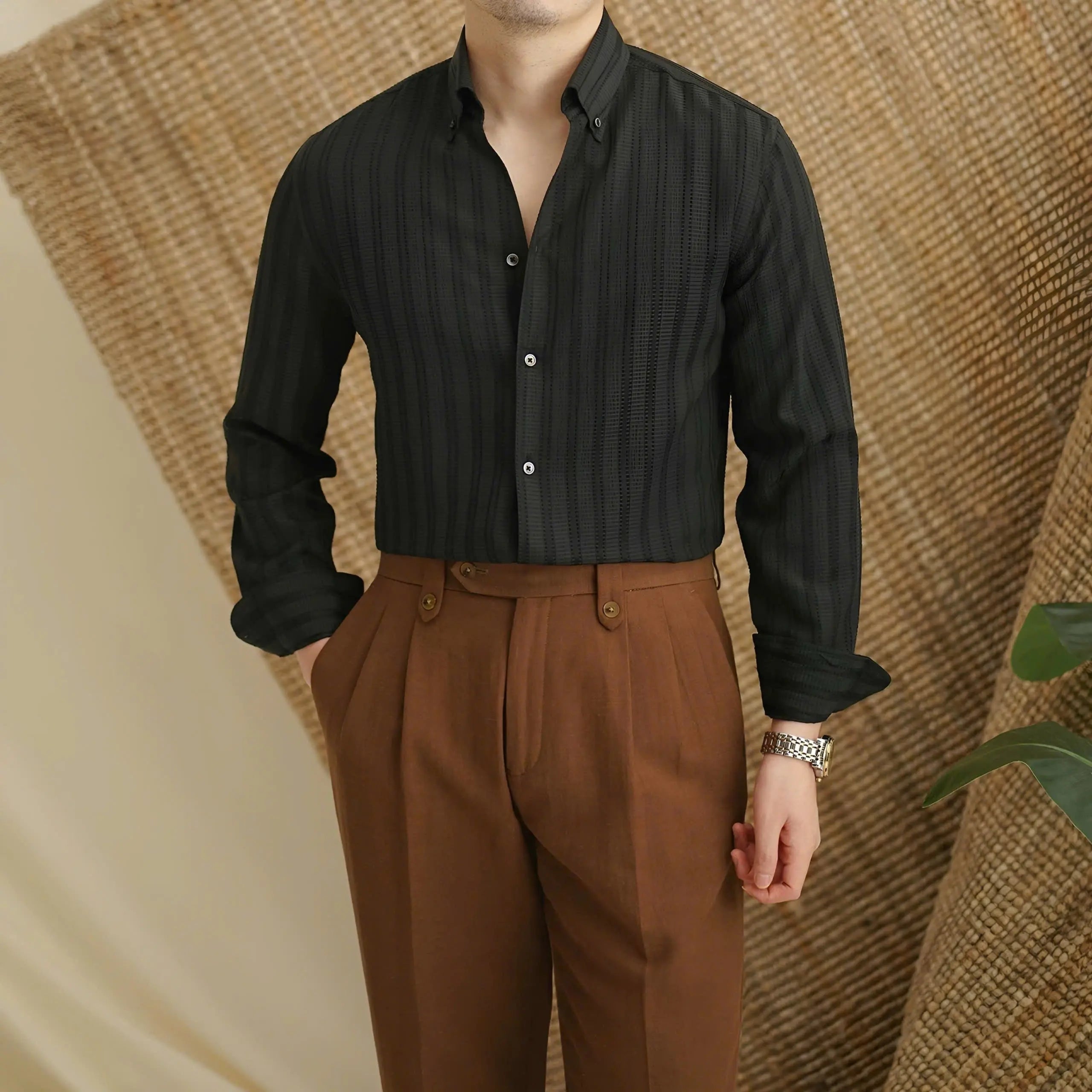 Leviana Striped Seersucker Shirt