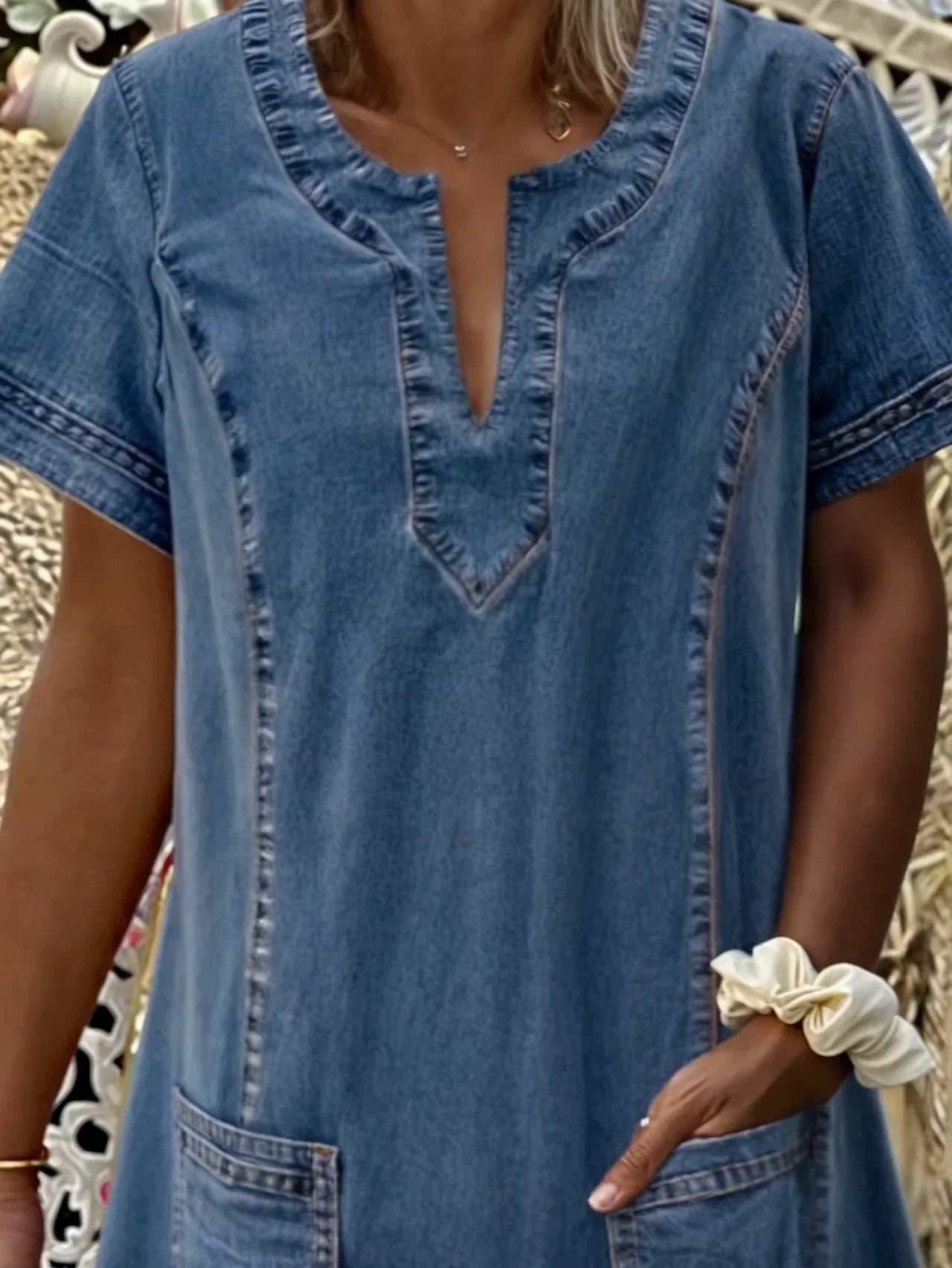 Leviana | Soft Denim Dress