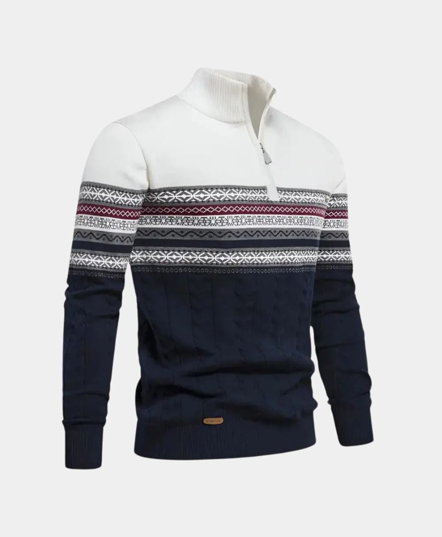 Polo Zip Sweater - Leviana