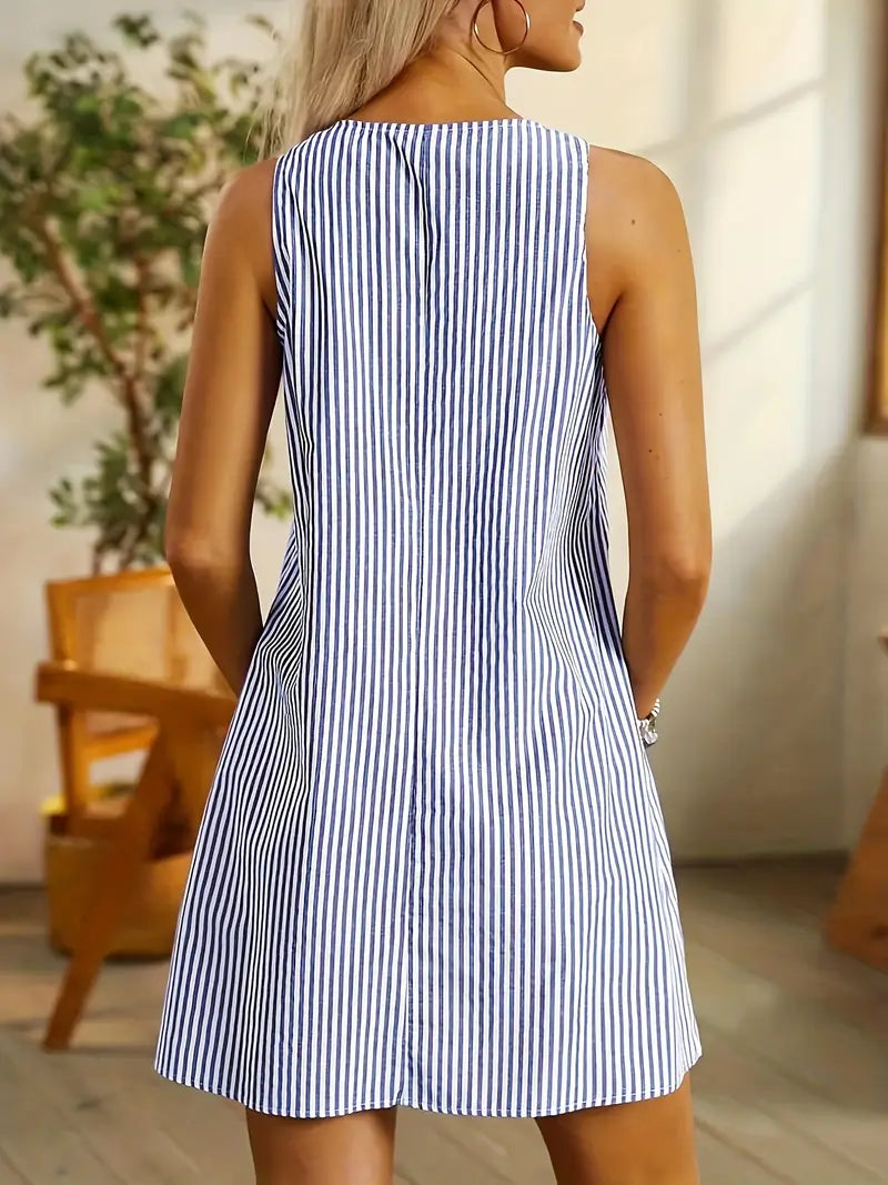 Leviana | Lightweight Striped Summer Dress