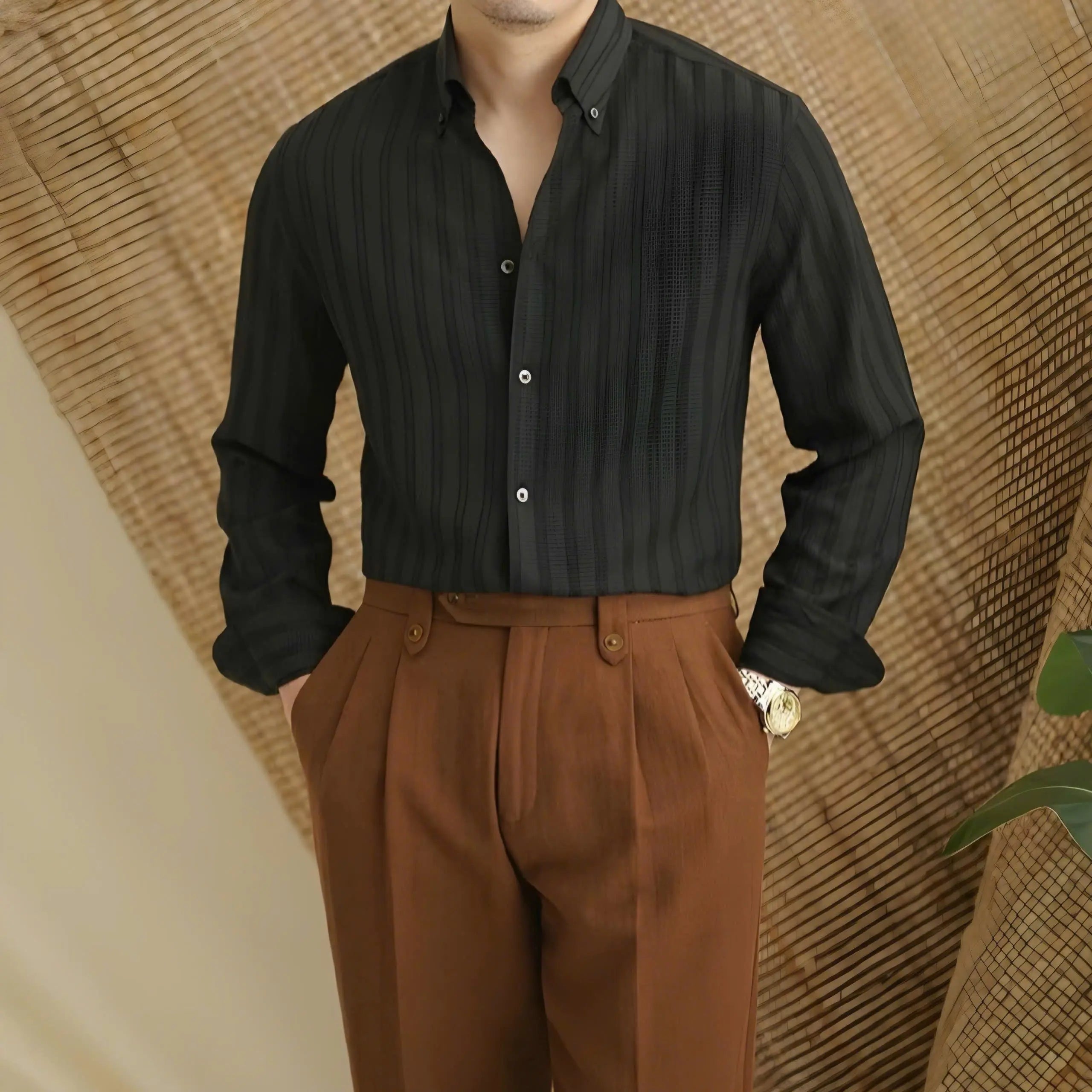 Leviana Striped Seersucker Shirt