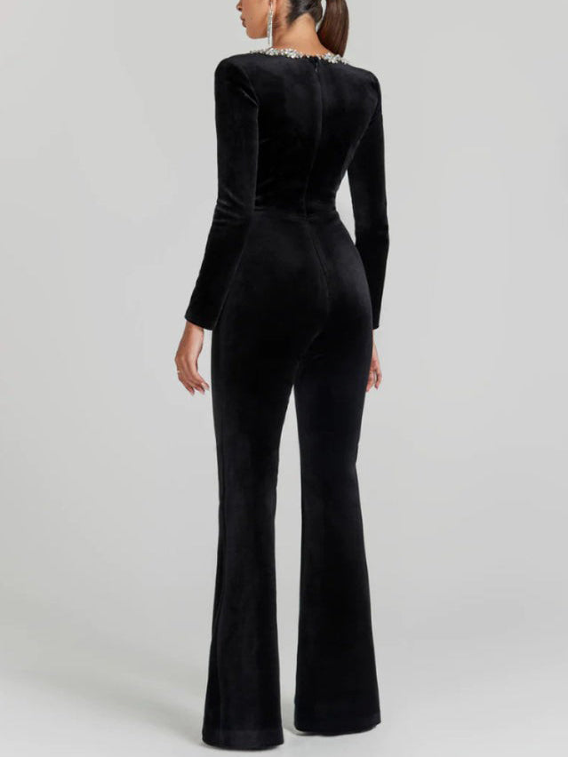 LEVIANA™ | Elegant Crystal Jumpsuit