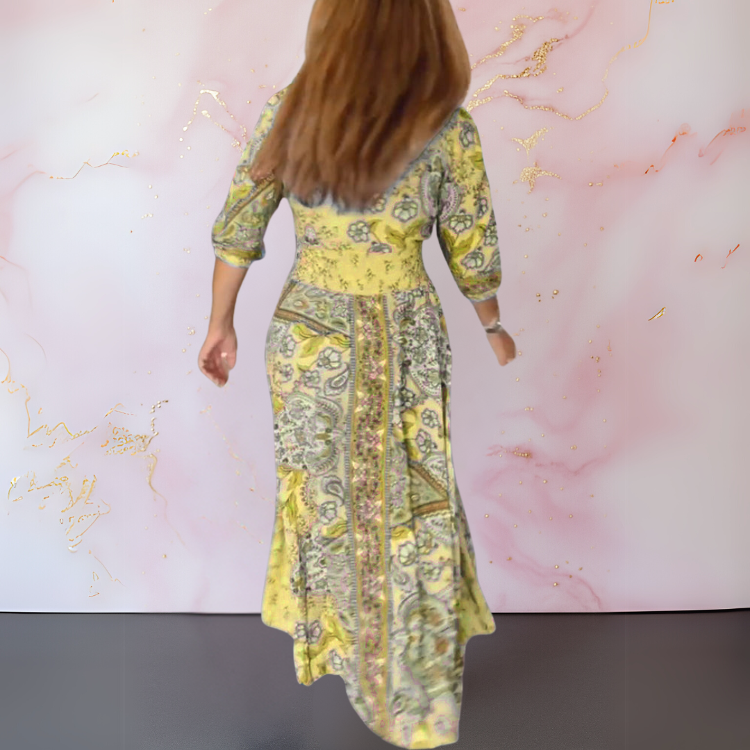 Marga | Robe d'été élégante avec décolleté en V