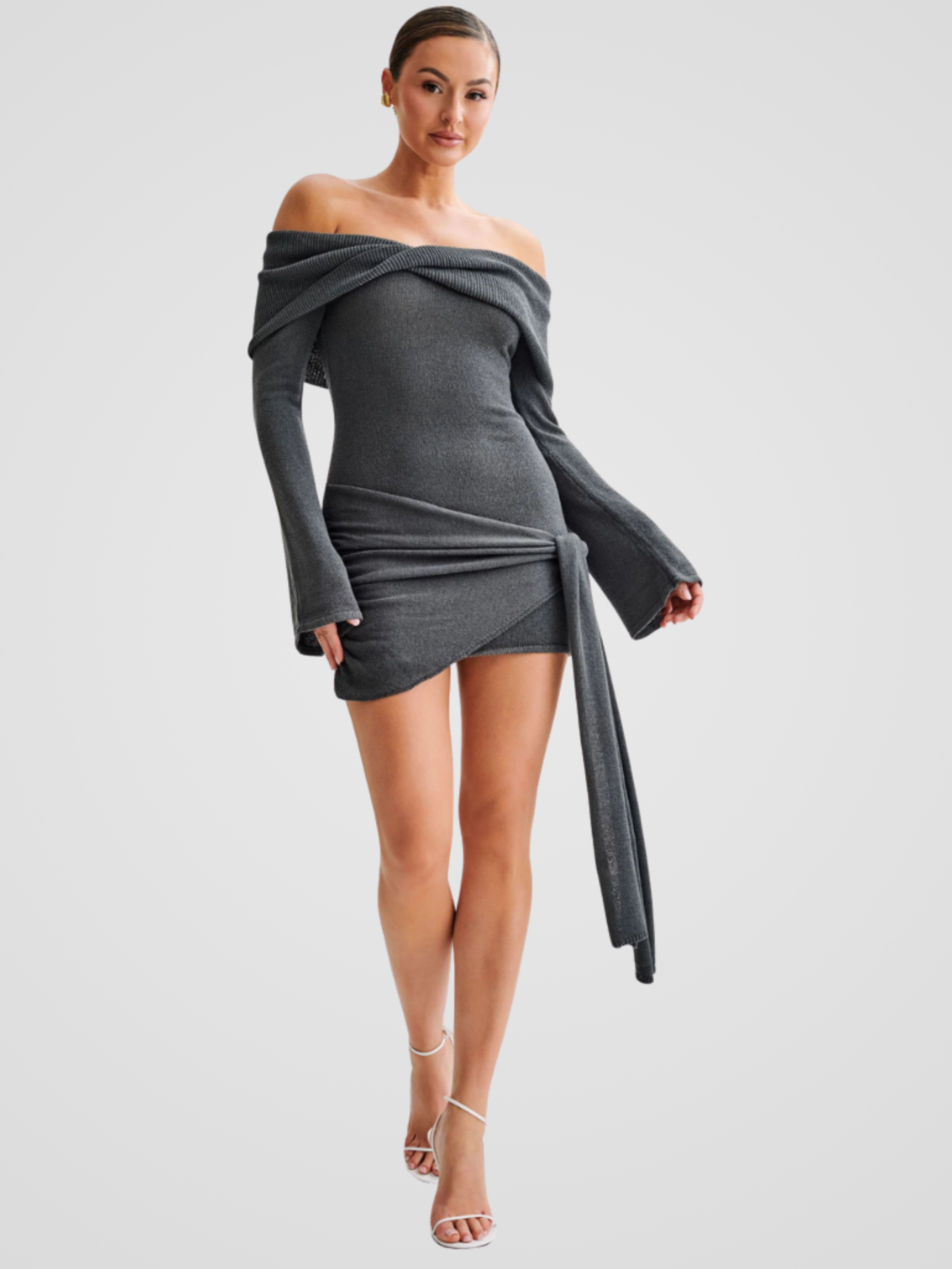GLAMOUR MINI WRAP DRESS