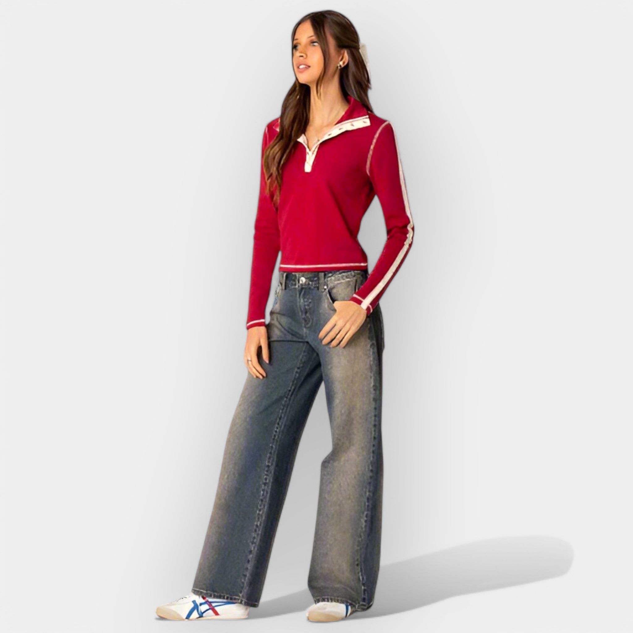 Low-Waist Denim