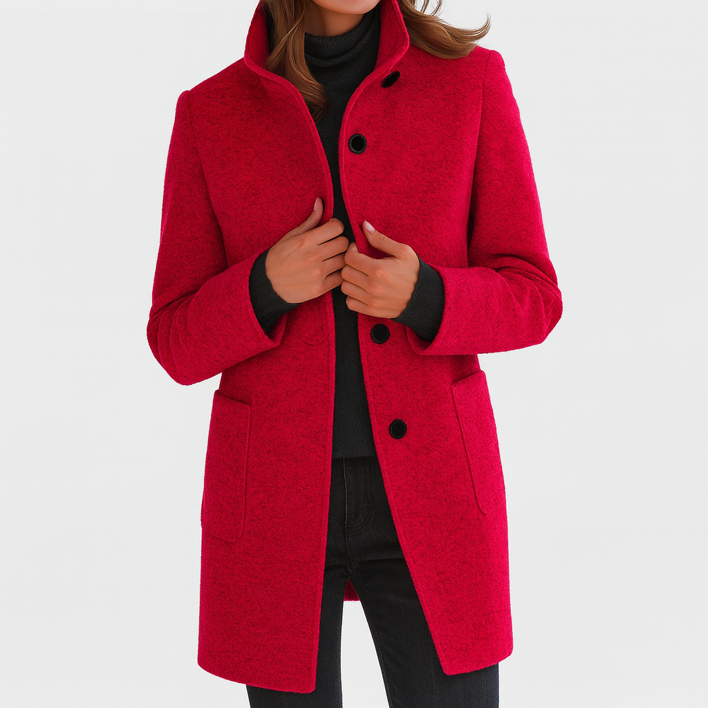 Leviana | Women's High Collar Coat