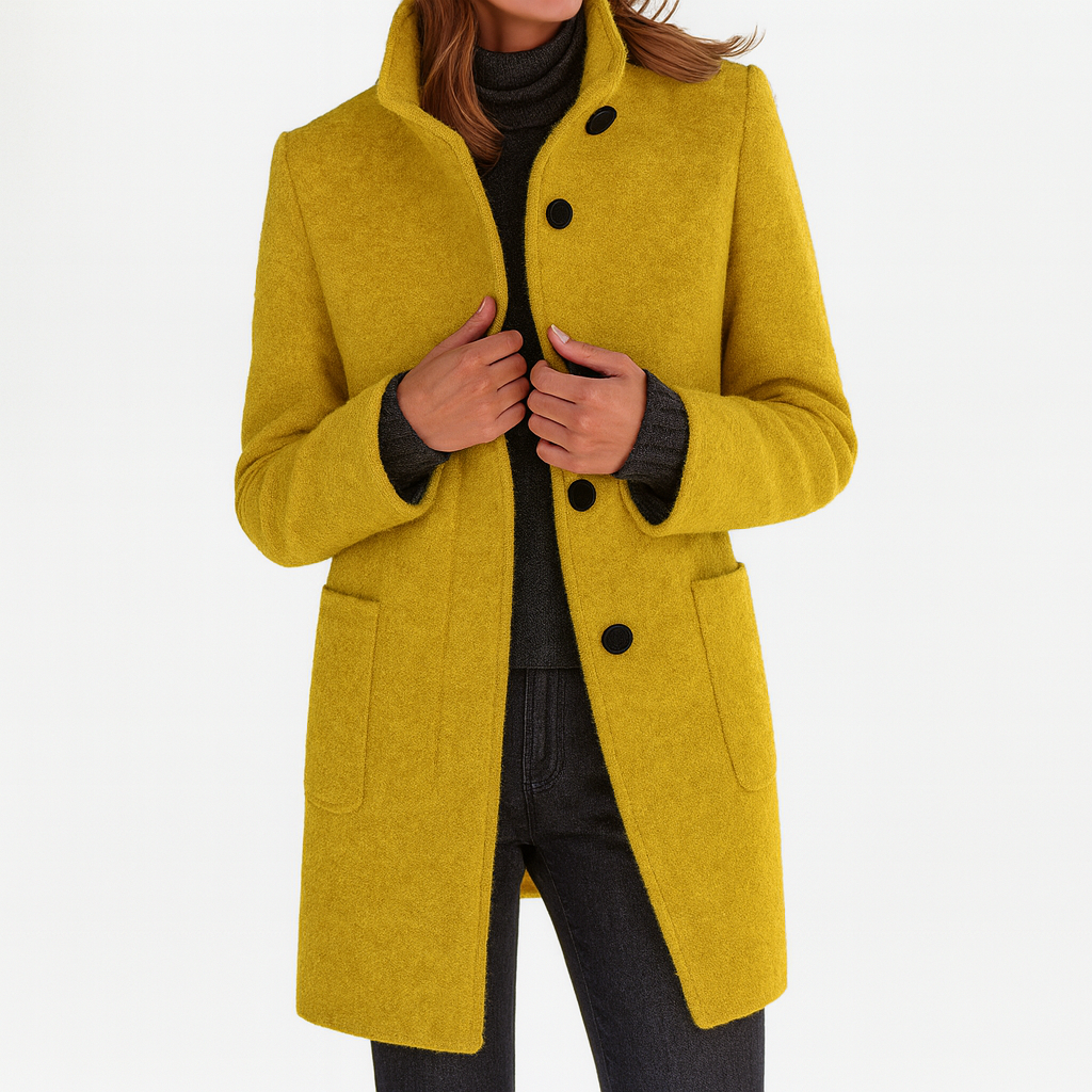 Leviana | Women's High Collar Coat