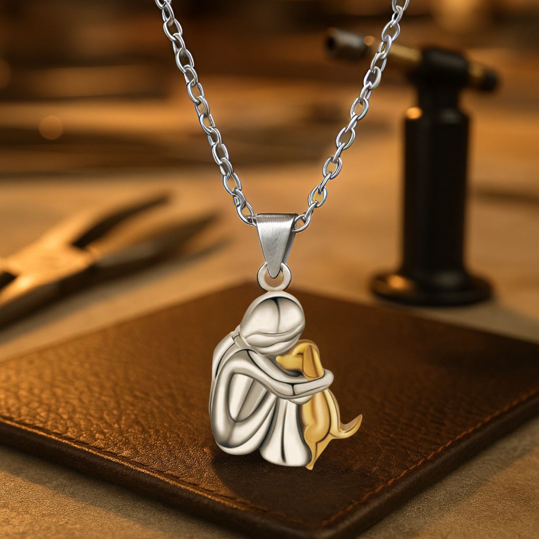 Elin - Necklace with Dog Pendant