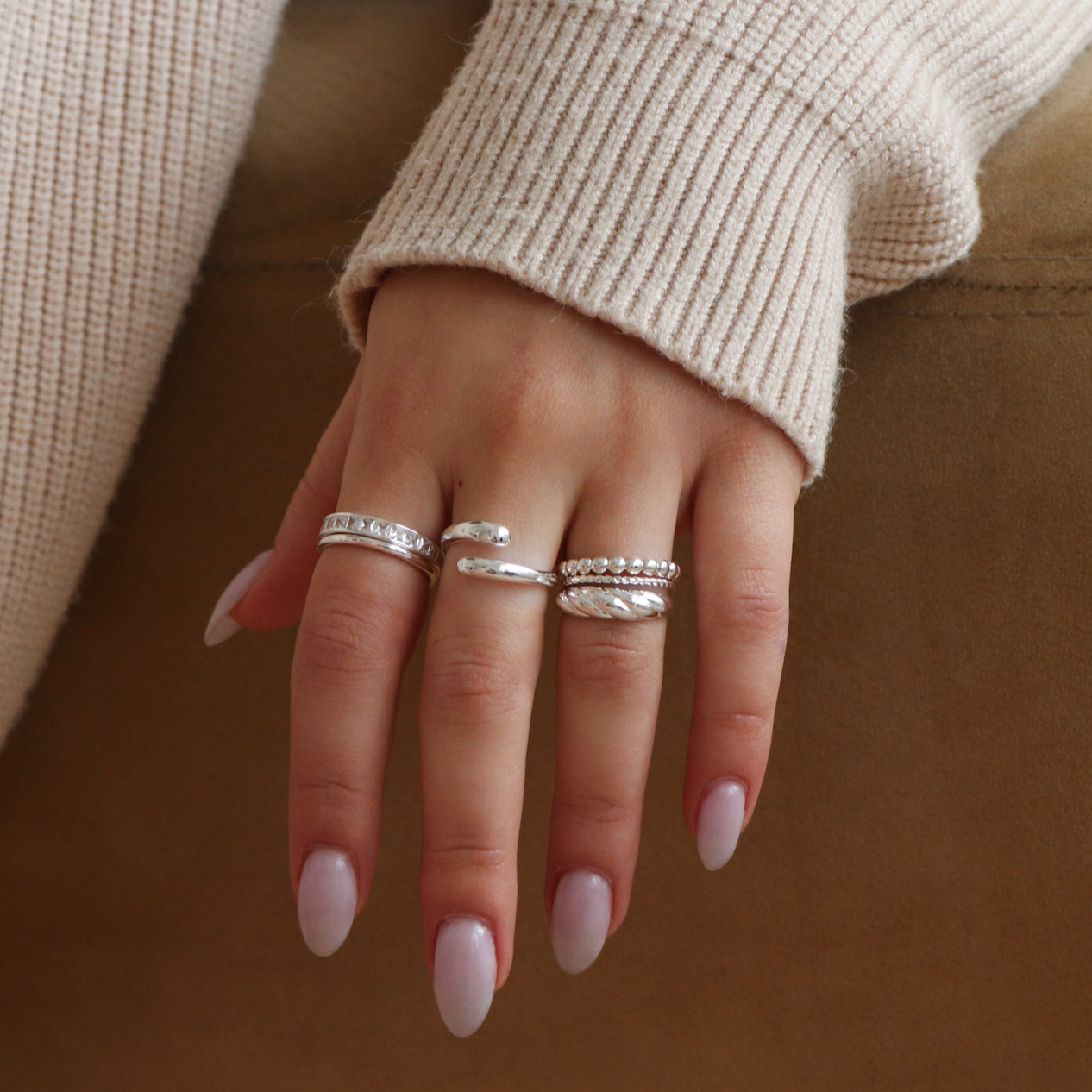 Spiral Twist Ring