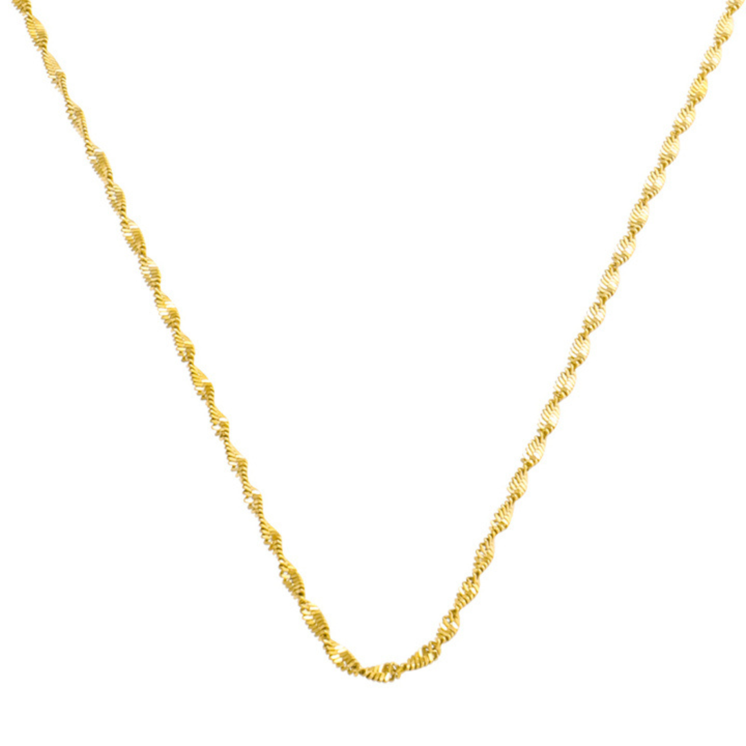 Collier Torsadé Double