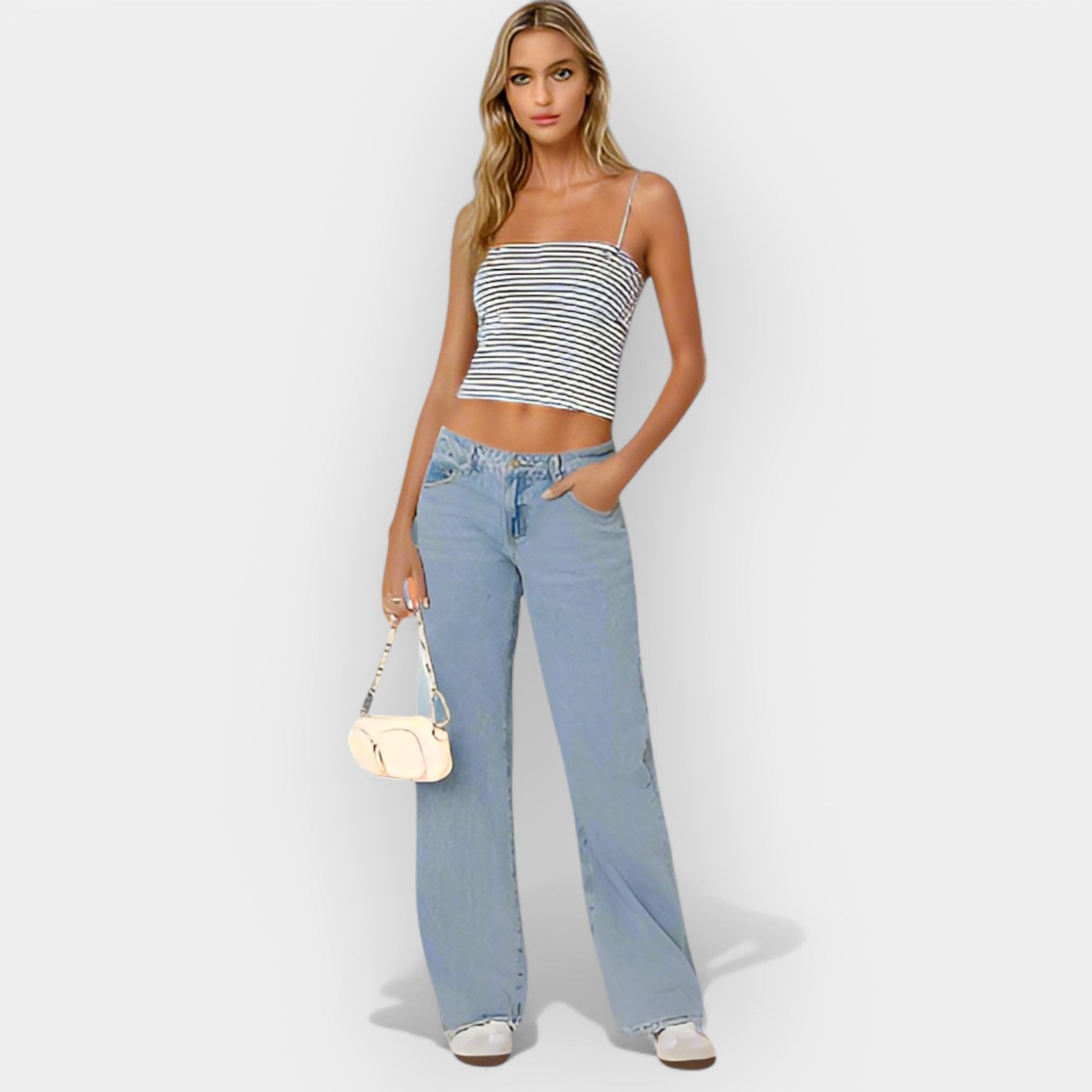 Low-Waist Denim