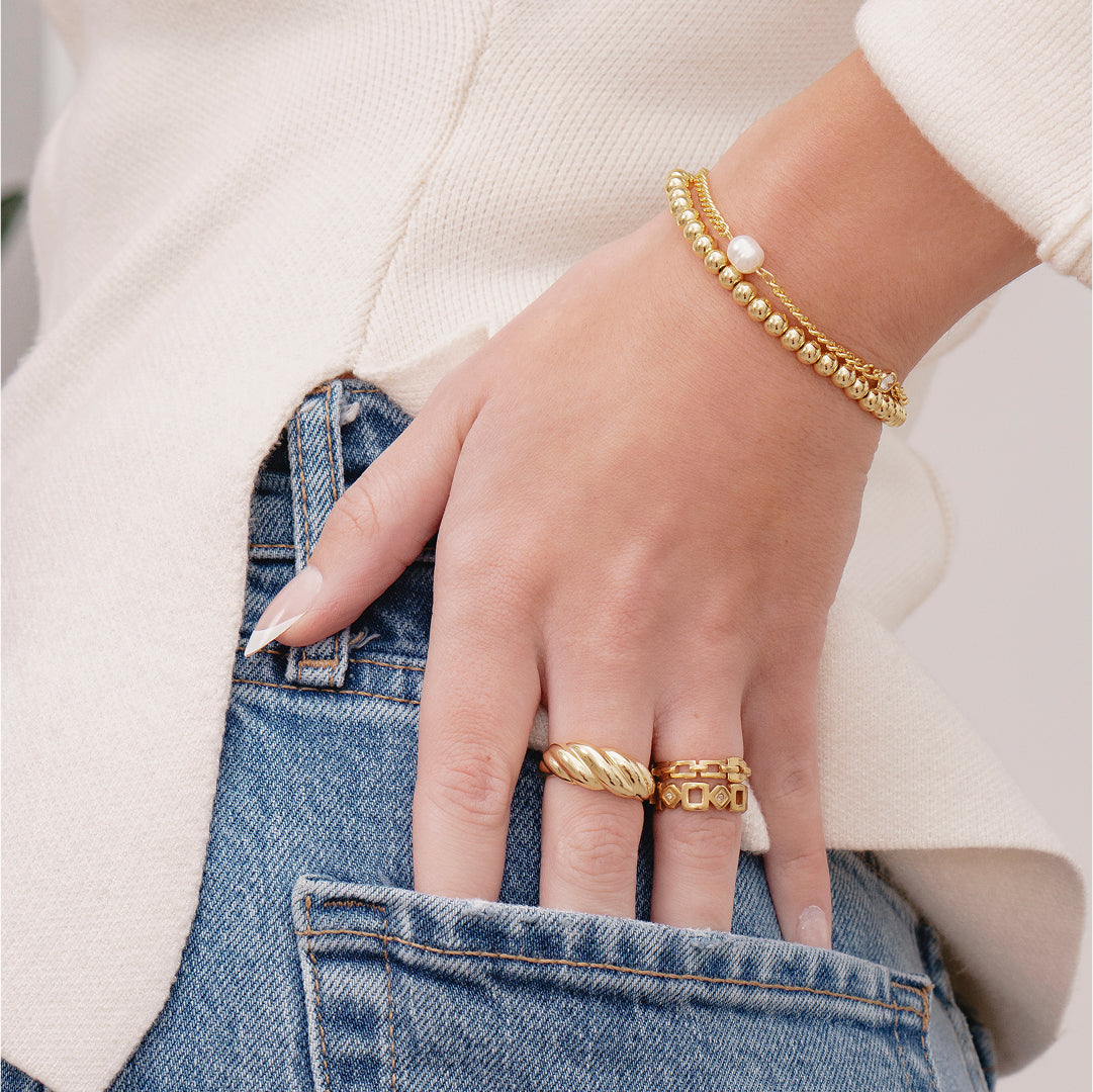 Mykonos Luxe Gold Bracelet