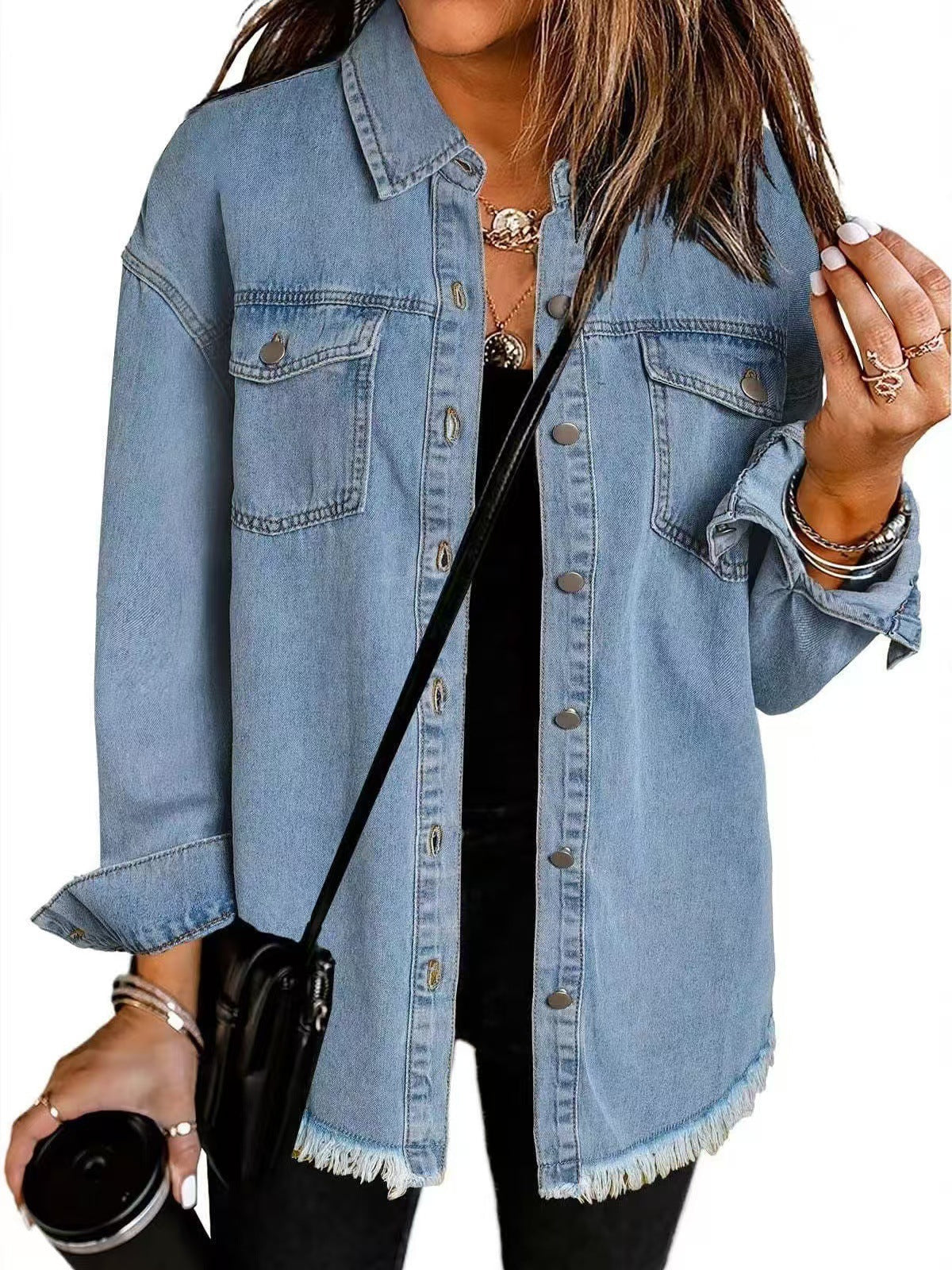 Stefania | Veste en Jean au Style Intemporel