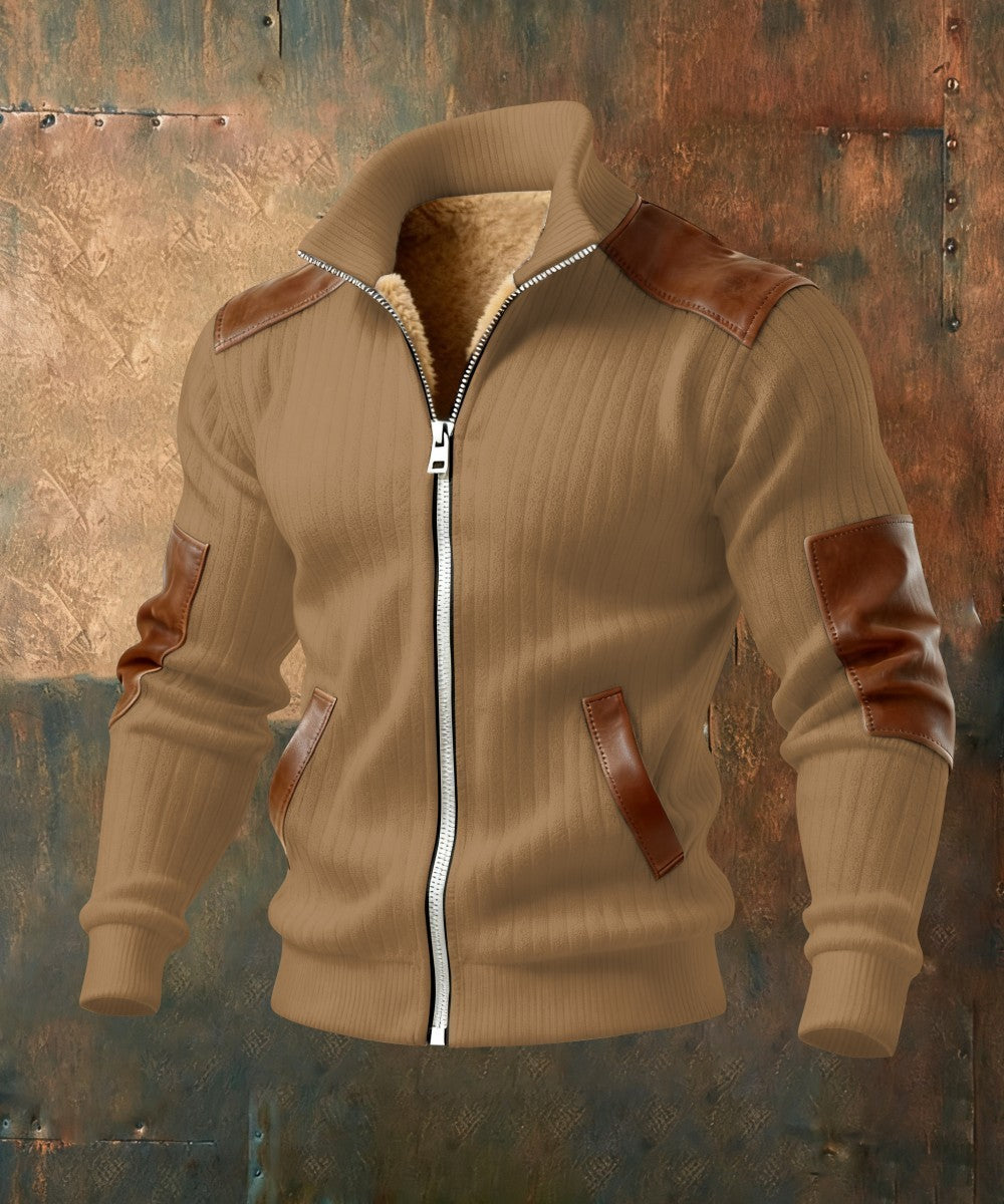 Silas | Ribbed Zip Jacket