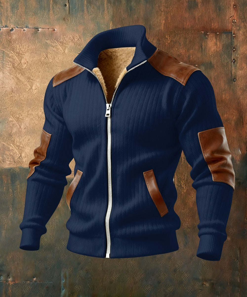 Silas | Ribbed Zip Jacket