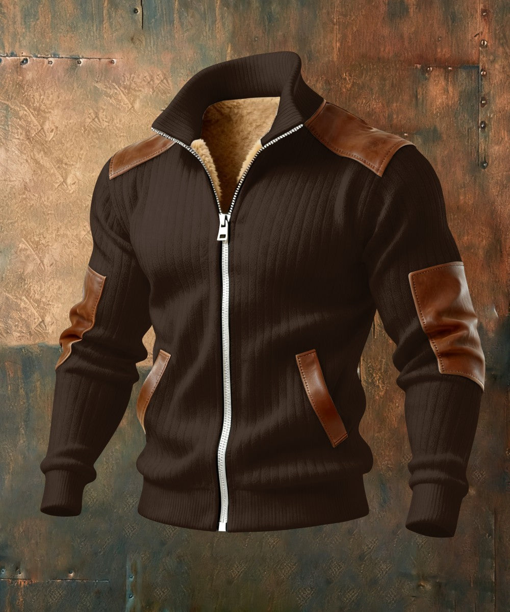 Silas | Ribbed Zip Jacket