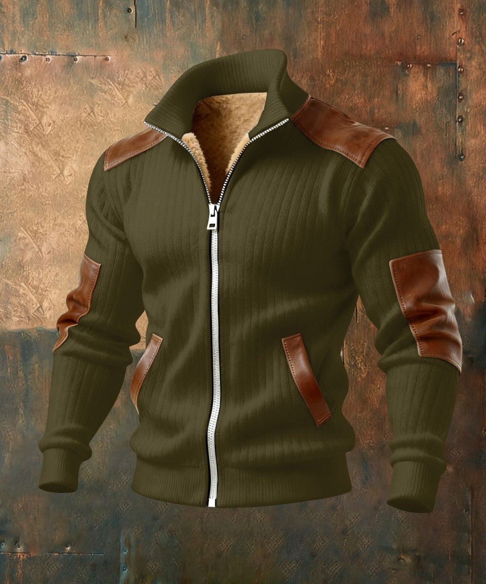 Silas | Ribbed Zip Jacket