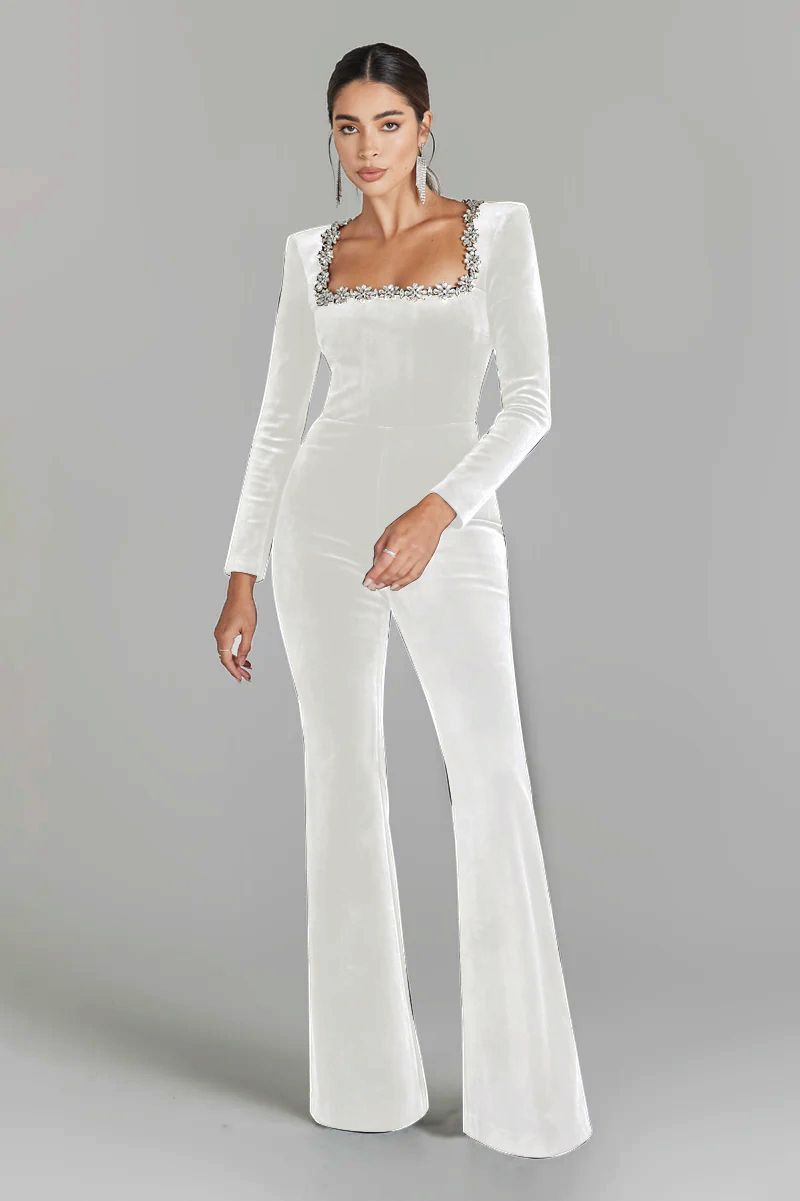 LEVIANA™ | Elegant Crystal Jumpsuit