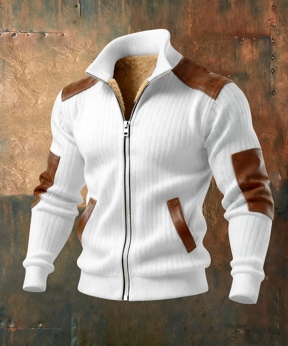 Silas | Ribbed Zip Jacket