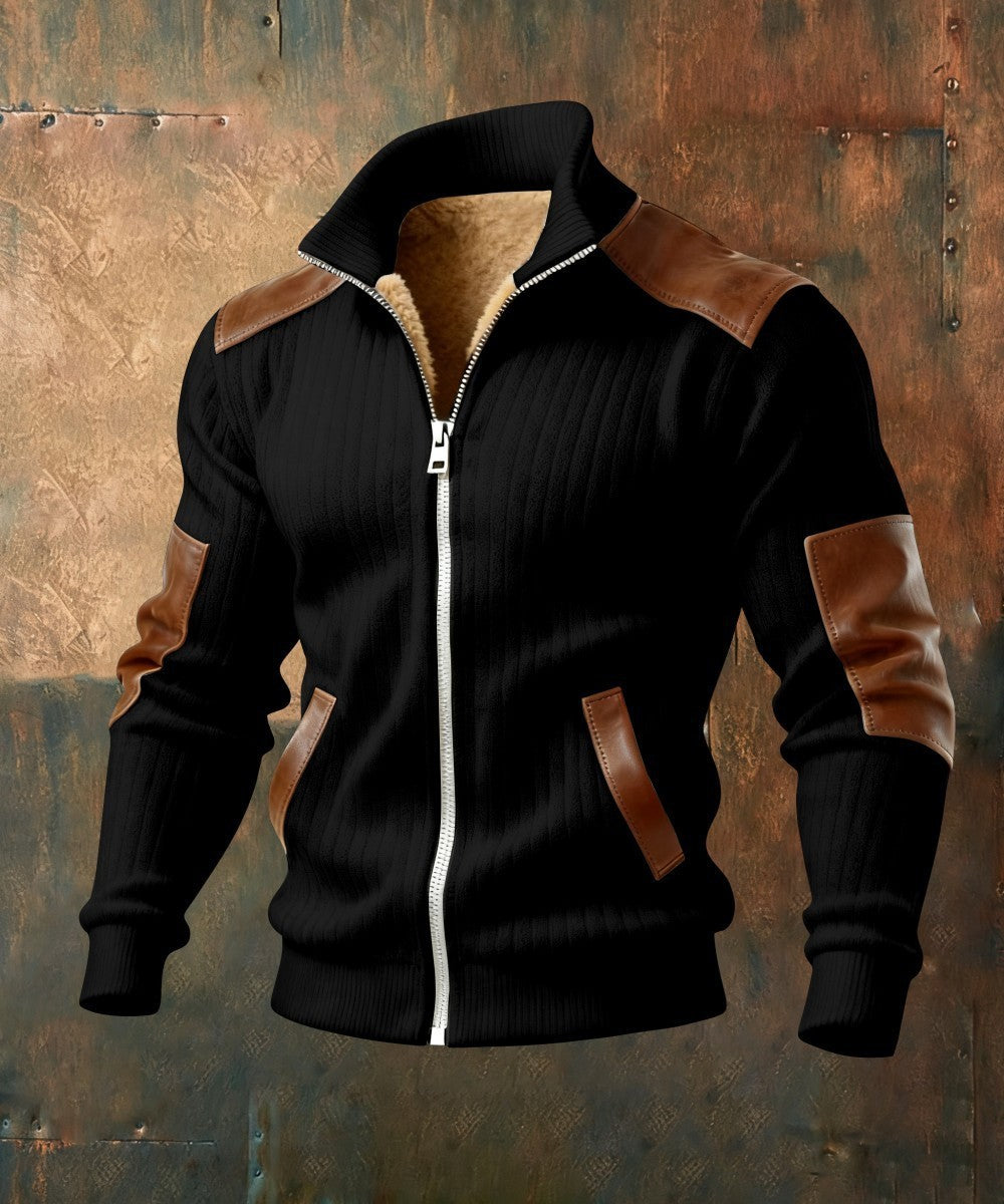 Silas | Ribbed Zip Jacket