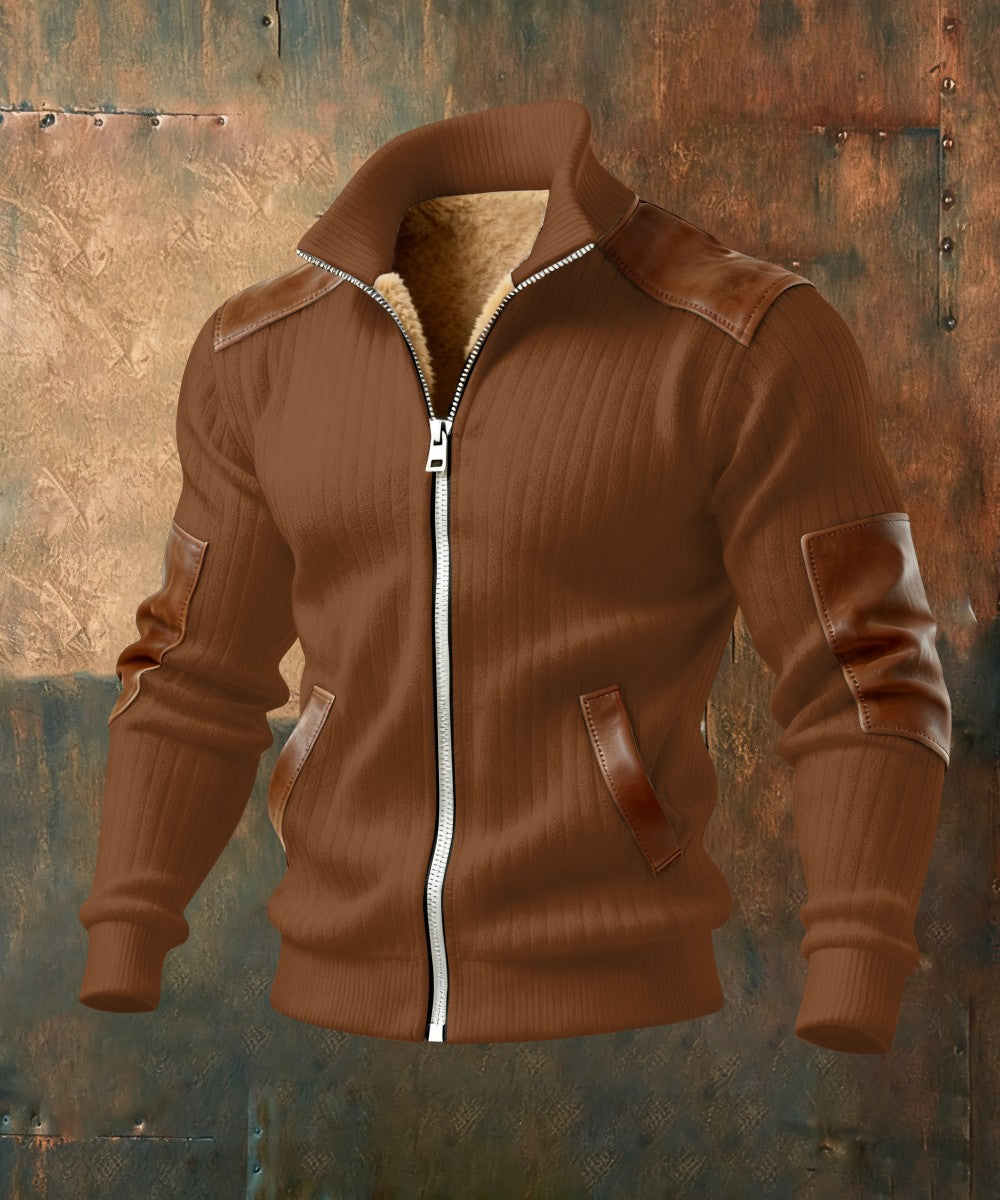 Silas | Ribbed Zip Jacket