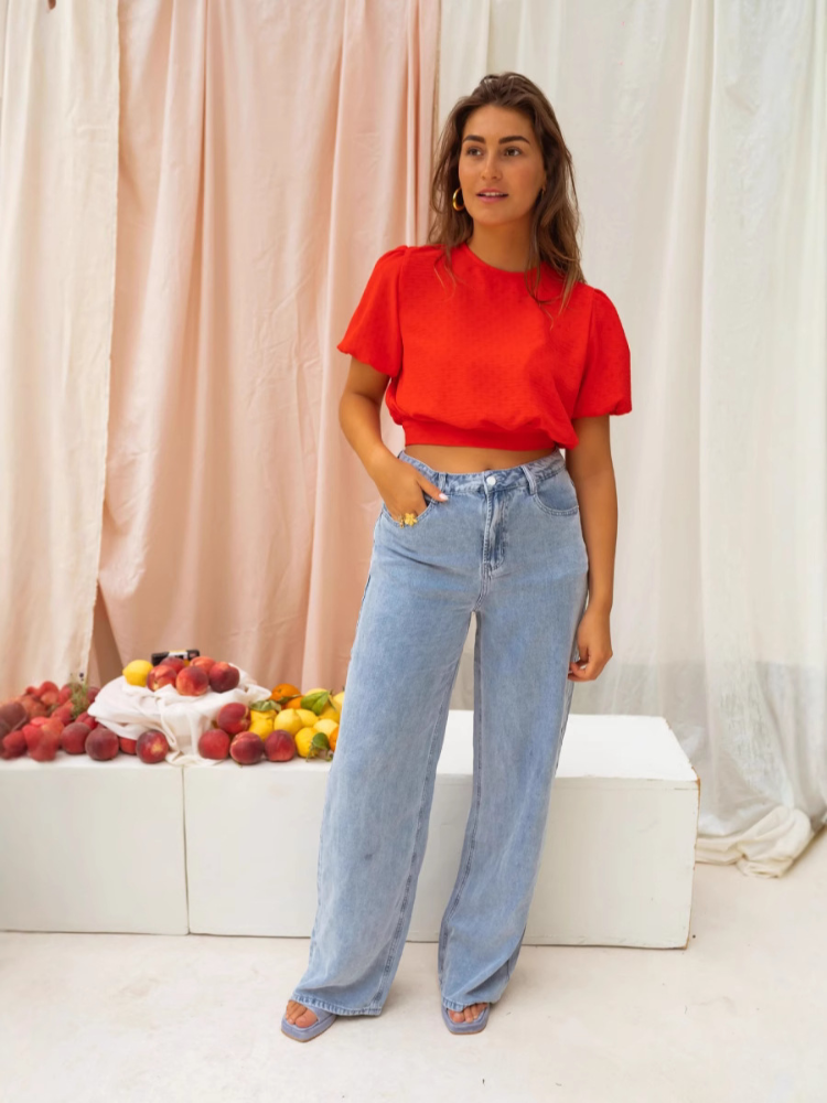 LORENA | LA BLOUSE CROPPED