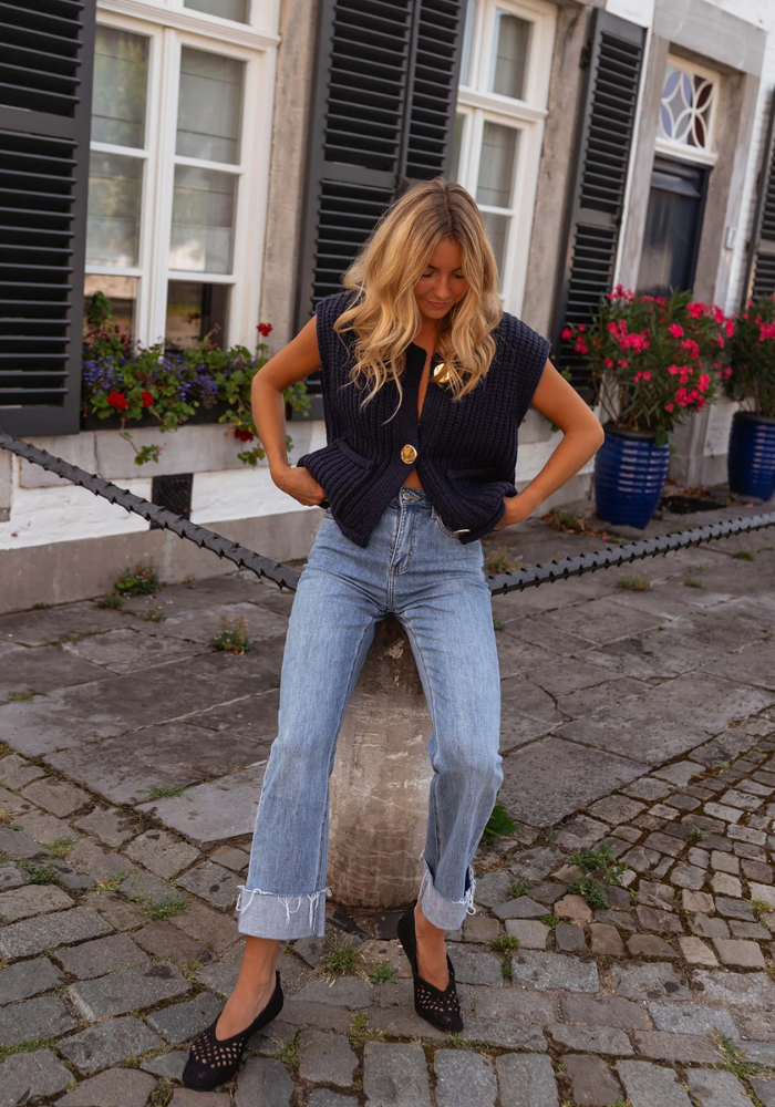 FENJA | LE GILET EN TRICOT CHIC POUR SUPERPOSITION