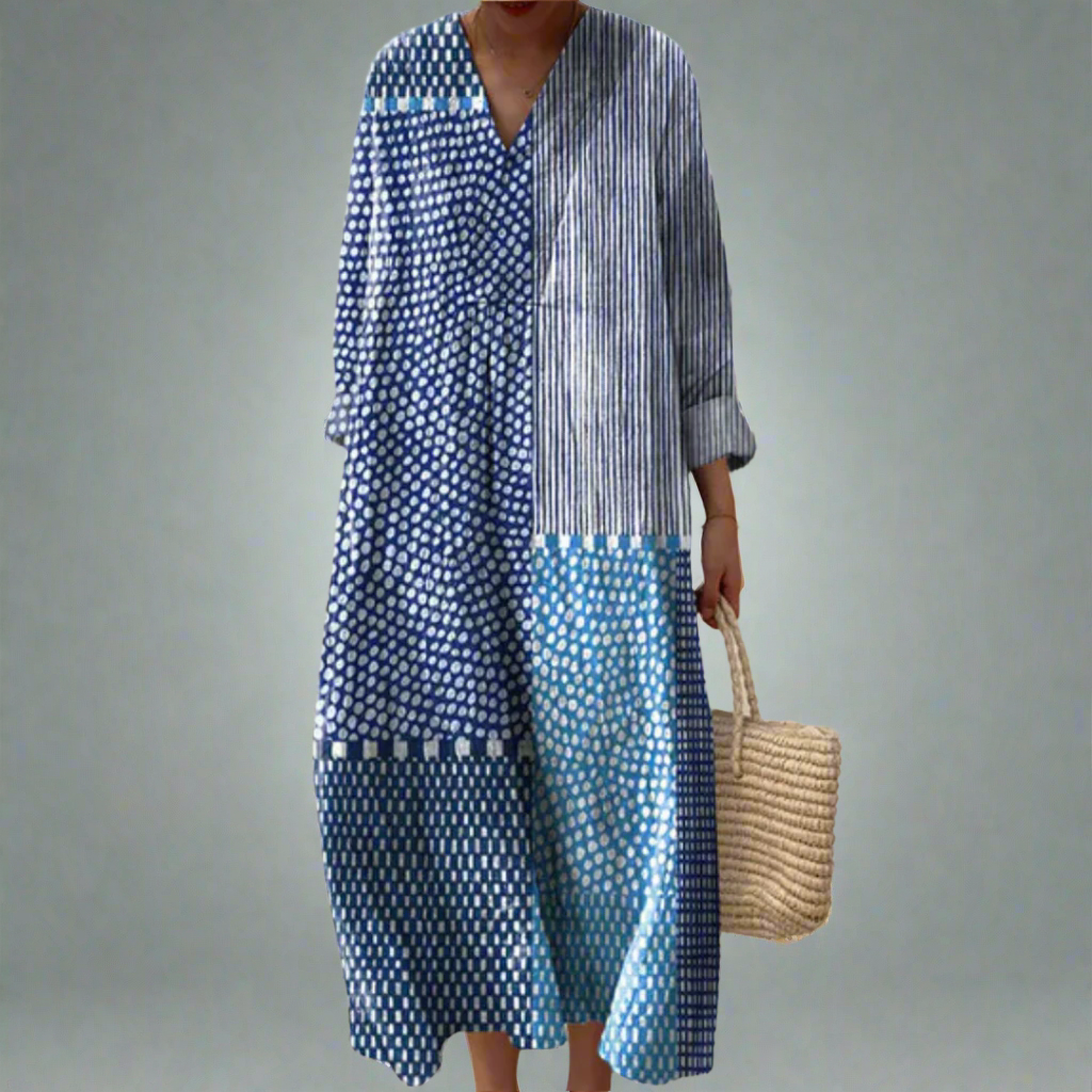 Cathy | Robe géométrique élégante