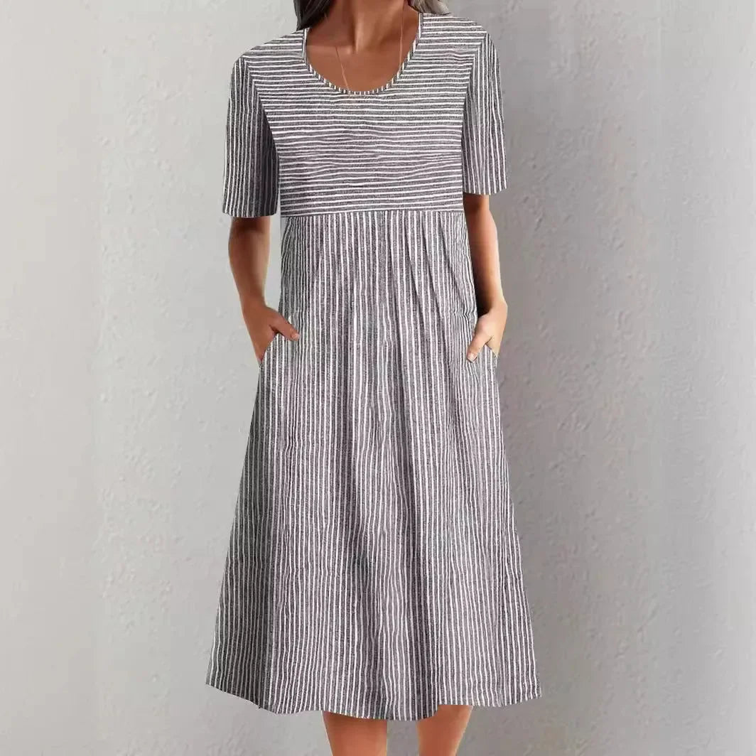 Leviana | Casual Striped Summer Dress