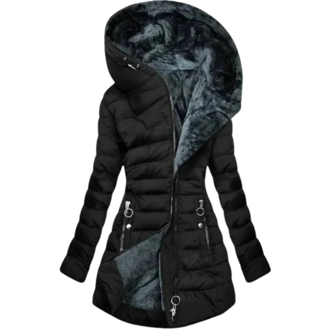 Claudine | Manteau Élégant avec Capuche Oversize