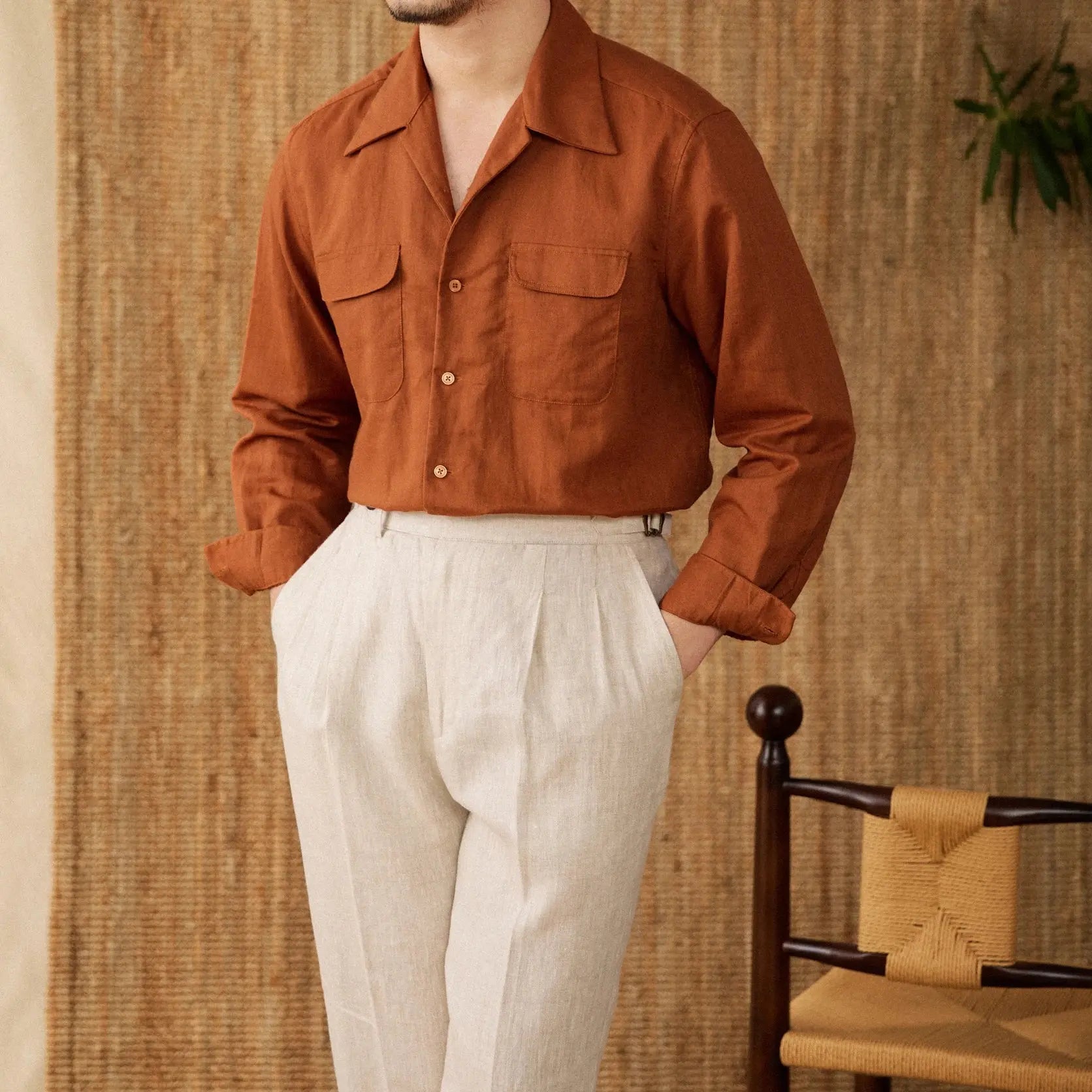 Leviana Minimalist Long Sleeve Top