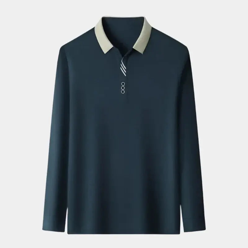 Elegant Long Sleeve Polo - Leviana
