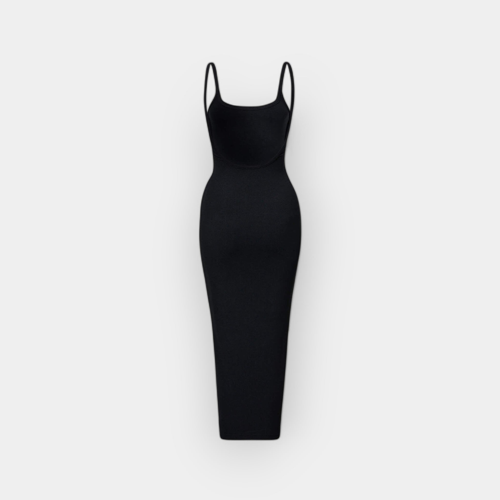 Midi Dress with Open Back