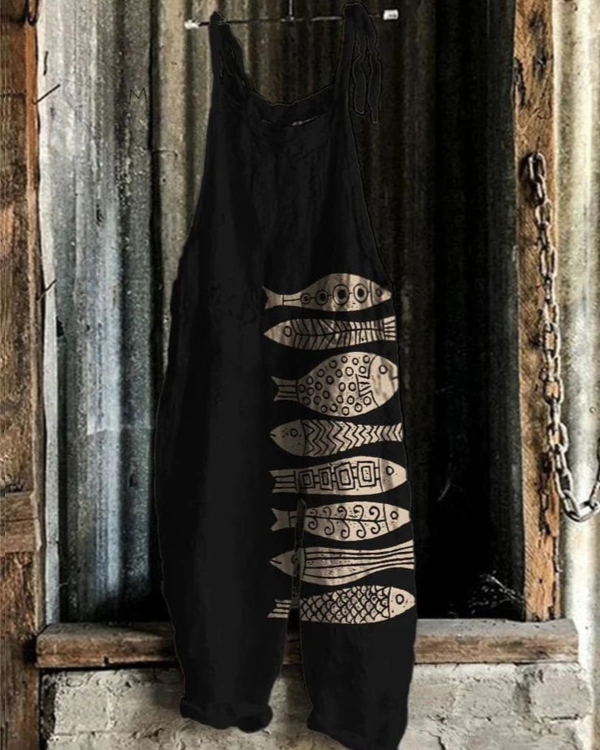 Combinaison Florale Vintage - Style Élégant et Confort pour Femmes