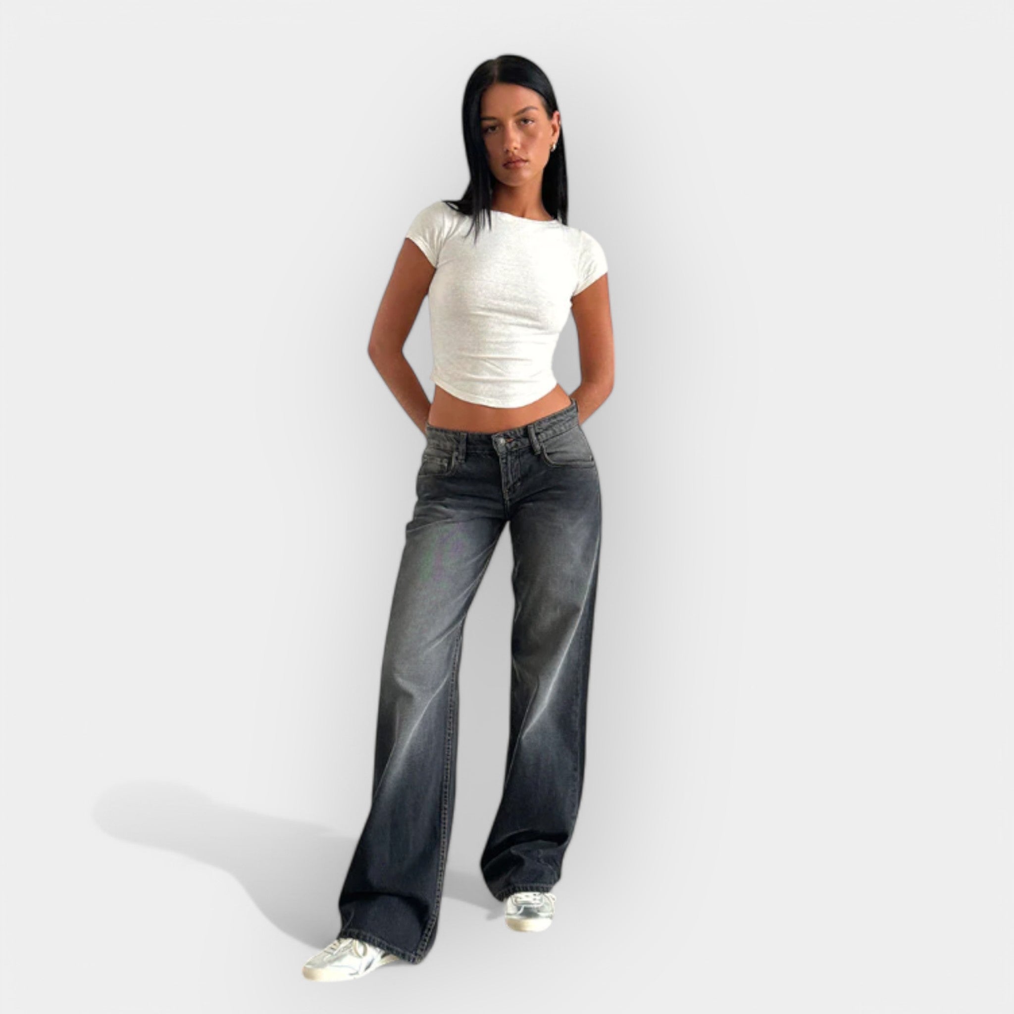 Low-Waist Denim