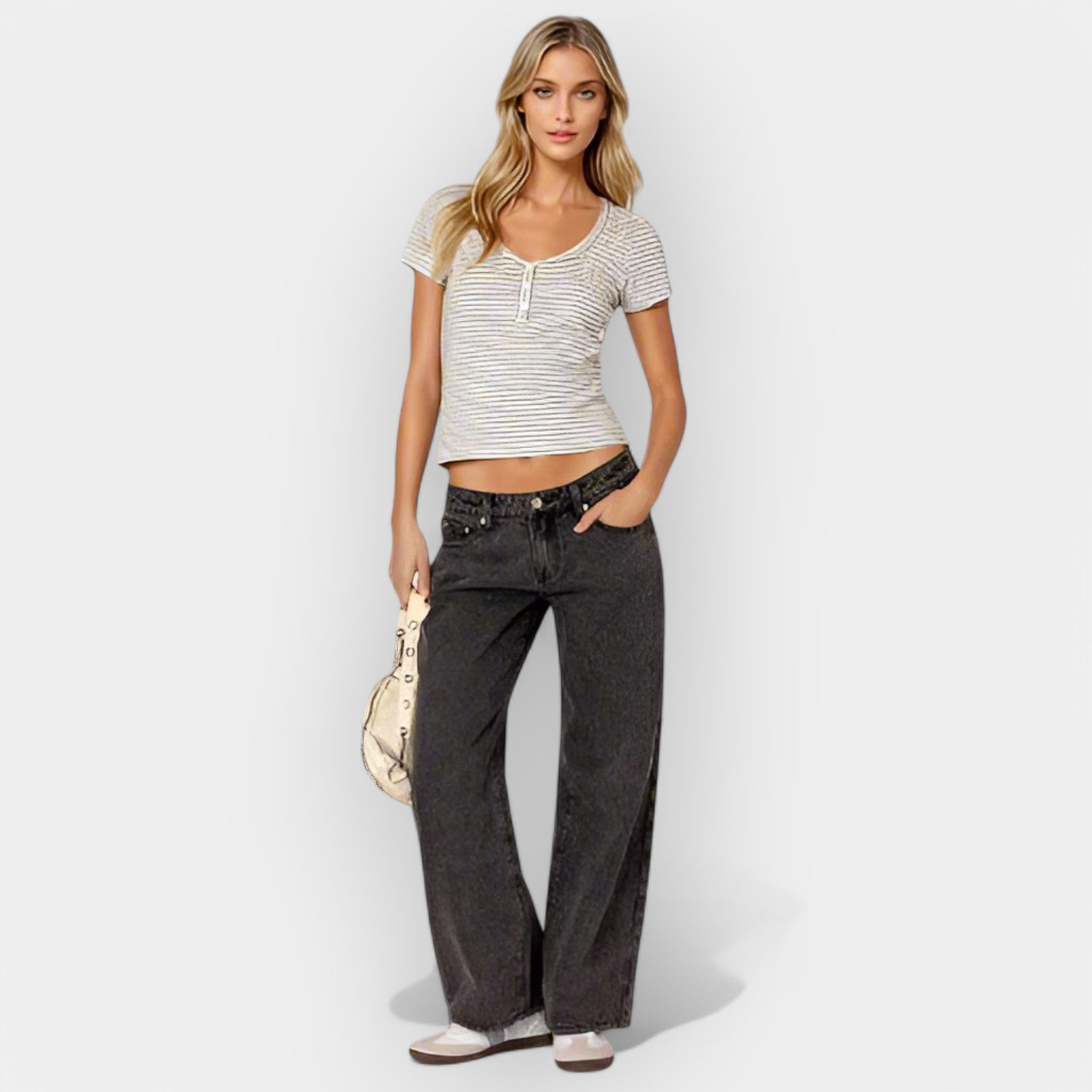 Low-Waist Denim