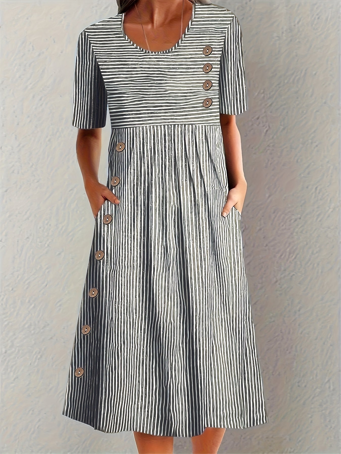 Leviana | Striped Summer Dress